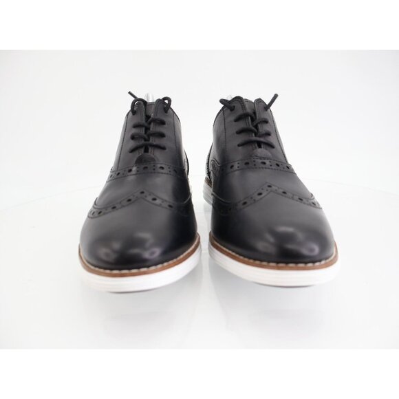 Cole Haan Women's OriginalGrand Wingtip Oxford Size 11 B Black Leather Lace Up - Picture 2 of 11